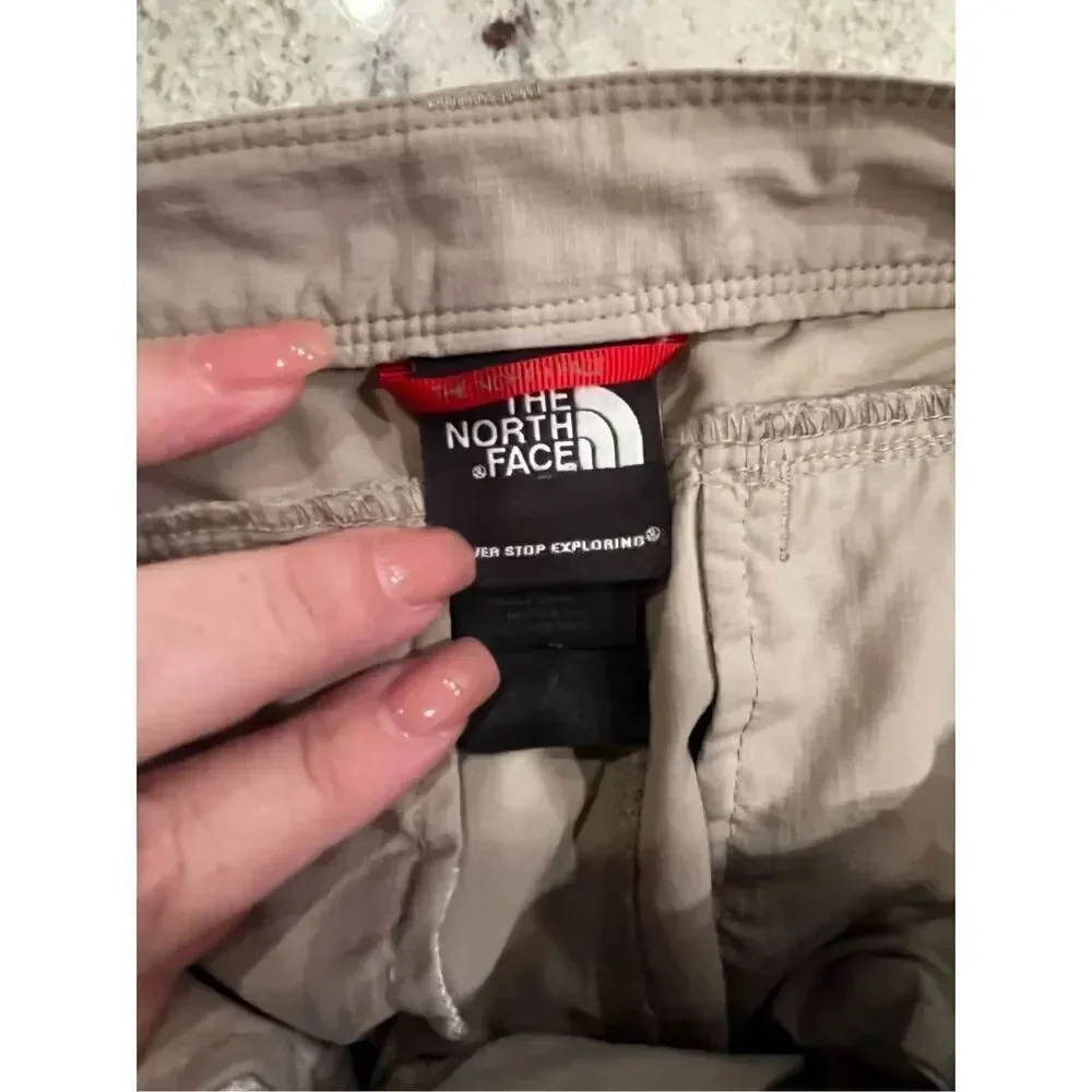 The North Face Tan Hiking Outdoor Cargo Pants sz S